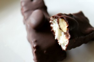 coconut almond candy bars chocolate
