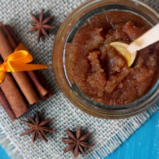 cinnamon vanilla spice body scrub