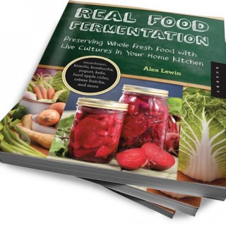 real food fermentation alex lewin book stack