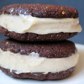 chocolate banana ice cream sandwich