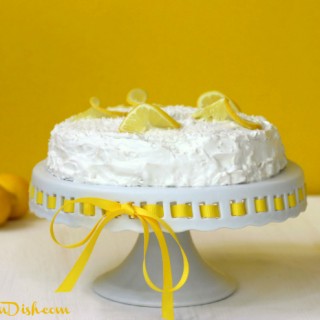 Coconut Lemon Cream Cake Grain-Free Dairy-Free Paleo GAPS SCD