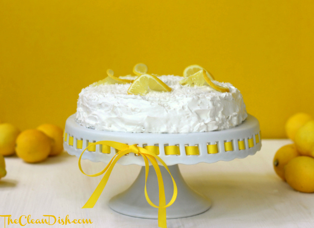 coconut lemon cream cake grain-free and dairy-free