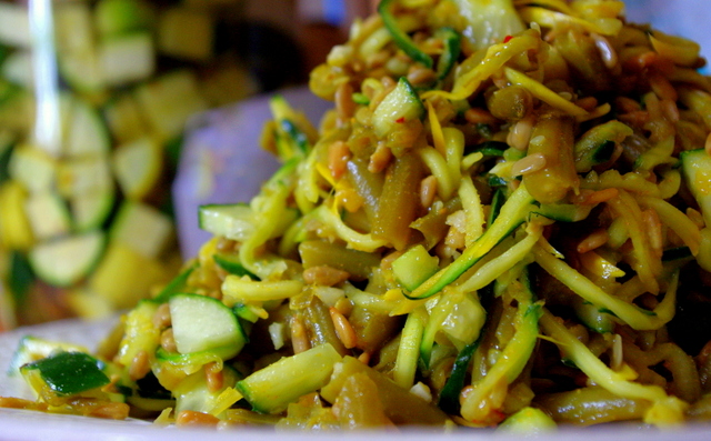 Golden-Mid-Summer-Vegetable-Noodle-Salad