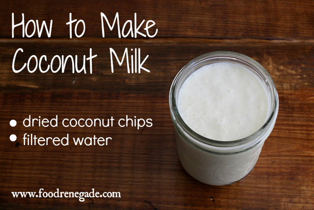 how make coconut milk homemade coconut milk