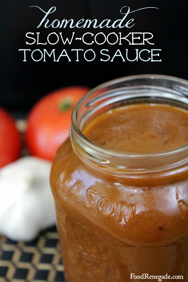 Homemade SlowCooker Tomato Sauce