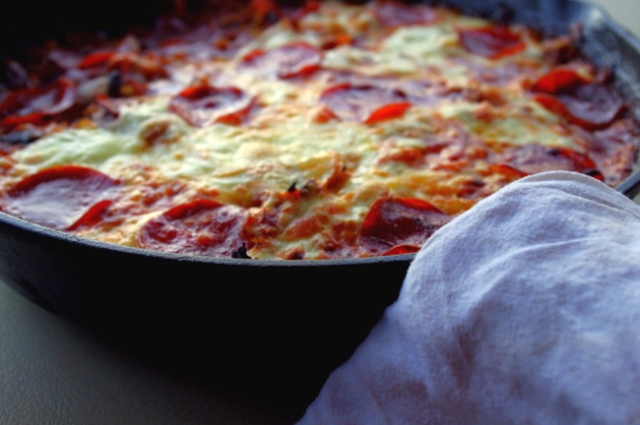 Pizza Cabbage Skillet