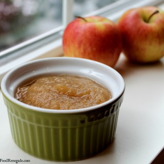 Slow Cooker Applesauce Top