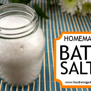 Bath Salts Recipe: Epsom & Dead Sea Salts with Frankincense & Lavender