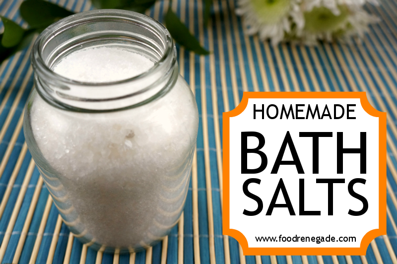 Bath Salts Recipe: Epsom & Dead Sea Salts with Frankincense & Lavender