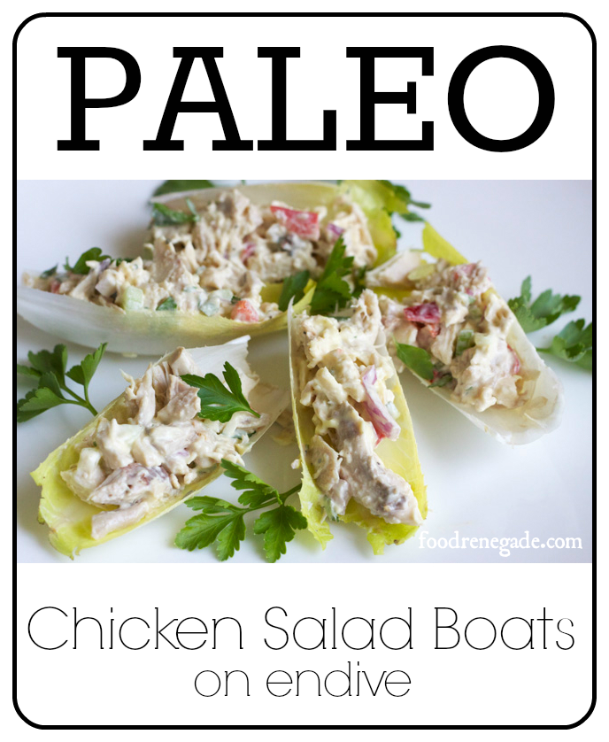 Paleo Chicken Salad Boats
