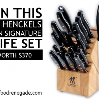 Win a JA Henckels Knife Set Worth $370