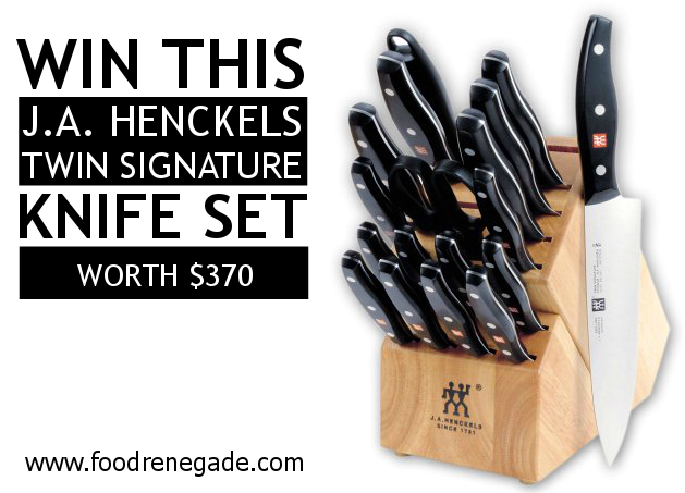 Win a JA Henckels Knife Set Worth $370
