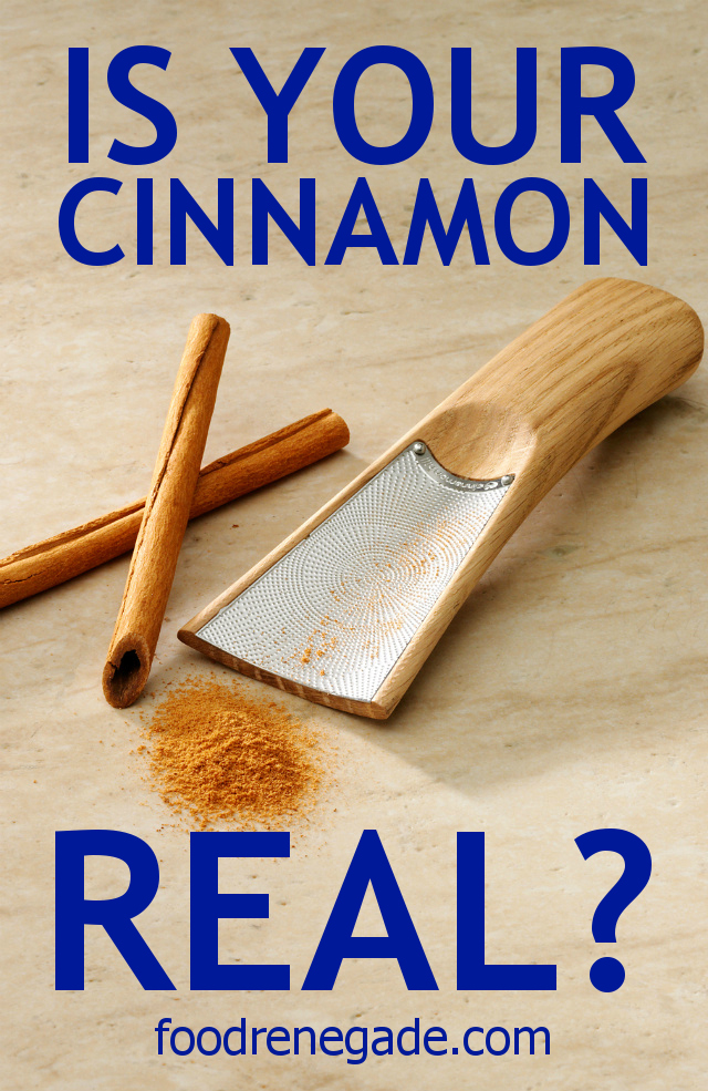 Fake Cinnamon vs. Real Cinnamon