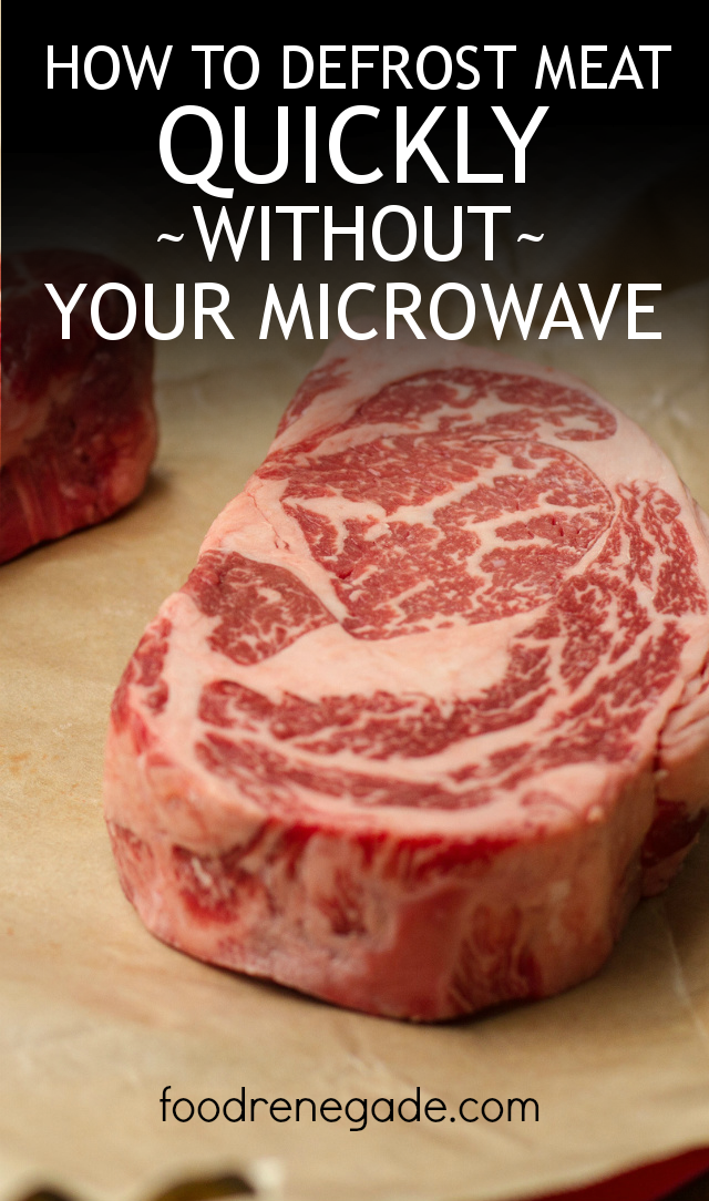 How to Defrost Meat Quickly WITHOUT Your Microwave