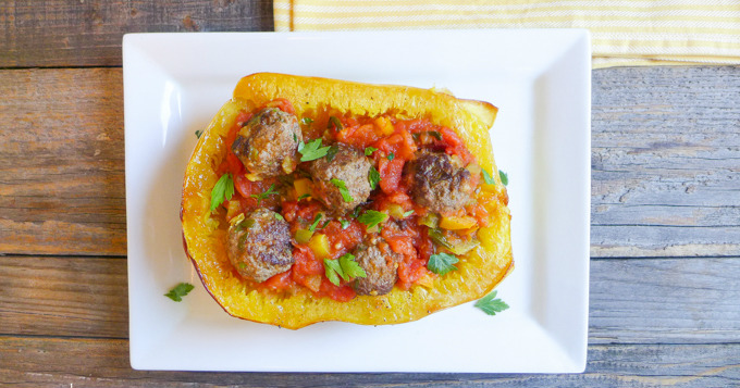 spaghetti-squash-meatballs