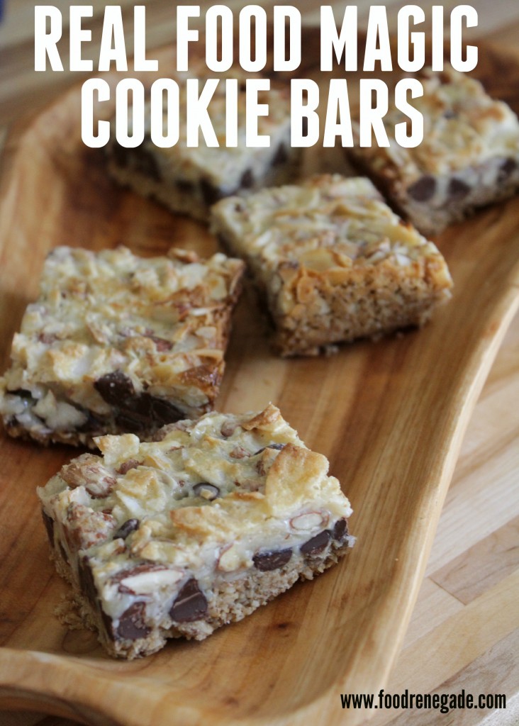 Real Food Magic Cookie Bars