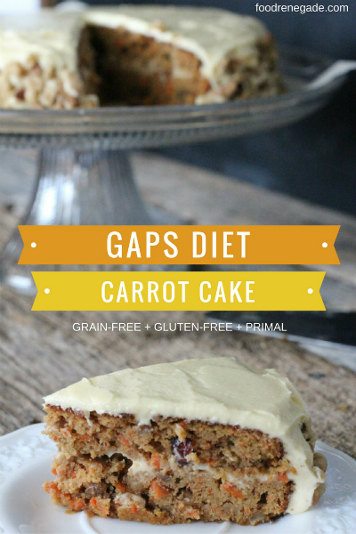 Gluten Free Carrot Cake for GAPS, Primal, and Paleo Diets | Food Renegade