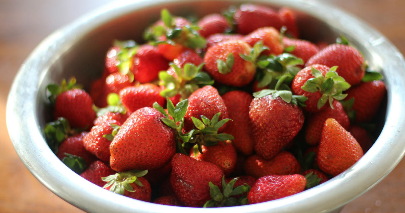 strawberries for food storage